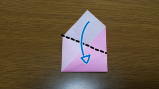 立体の桜の折り方手順8-1